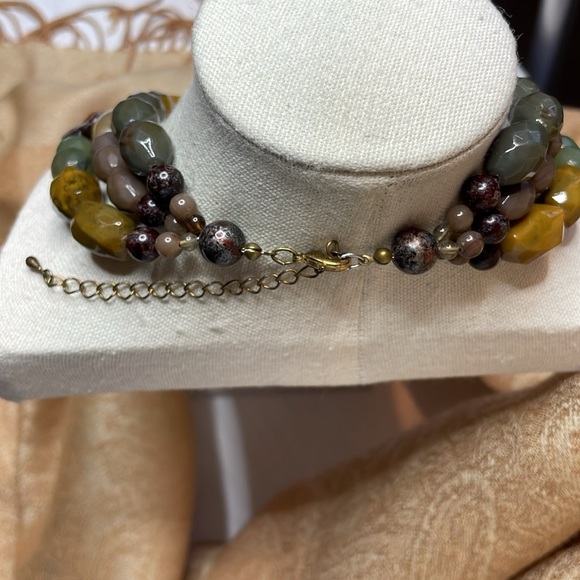 Multi color and design multi strand acrylic beads with extender - Picture 6 of 6